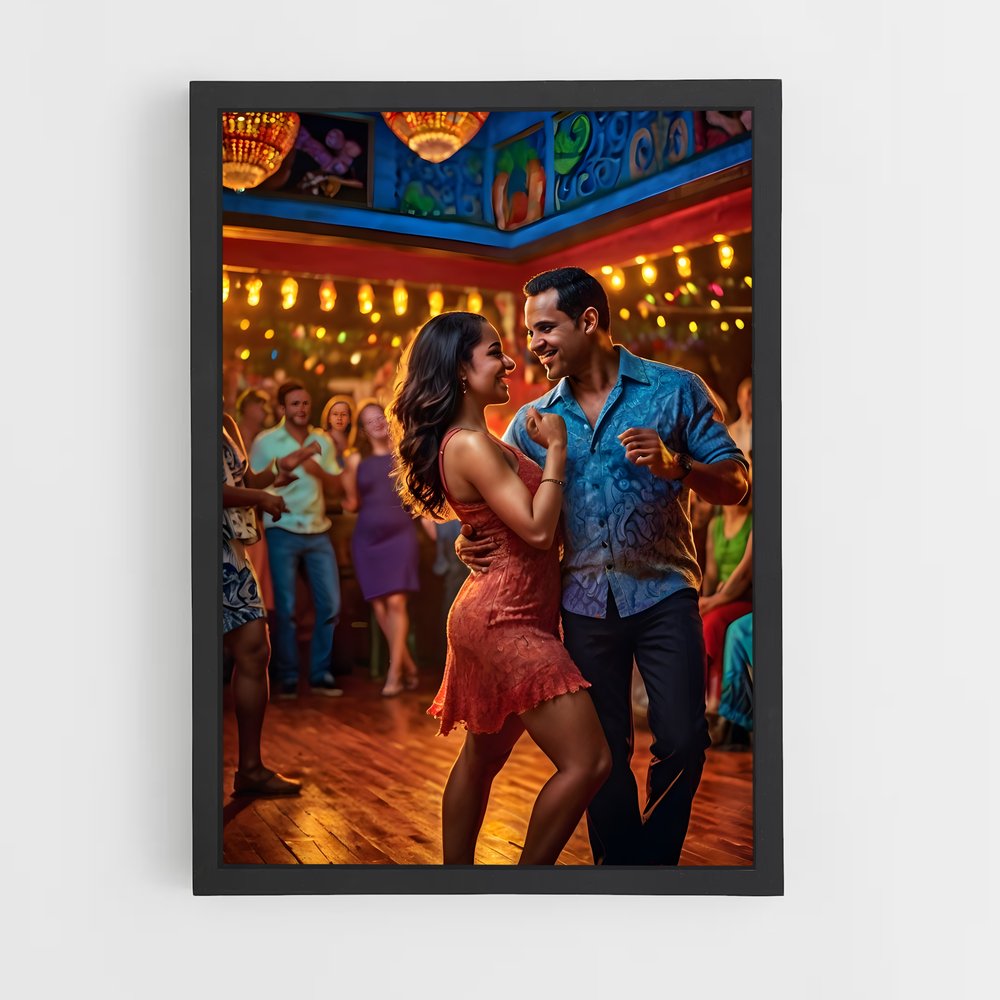 Poster Salsa en Fête – affiche Danse (vue 2)